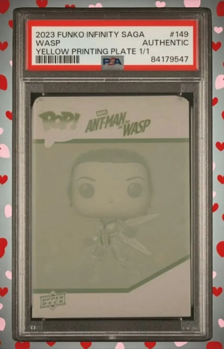 2023 Upper Deck Funko POP Marvel Infinity Saga #149 Wasp Yellow Plate 1/1 PSA